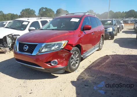 2016 Nissan Pathfinder Sl из США, поврежденный, VIN 5N1AR2MN9GC603576
